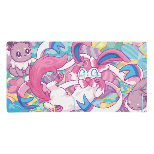 Ribbon Party - Sylveon Mouse Pad